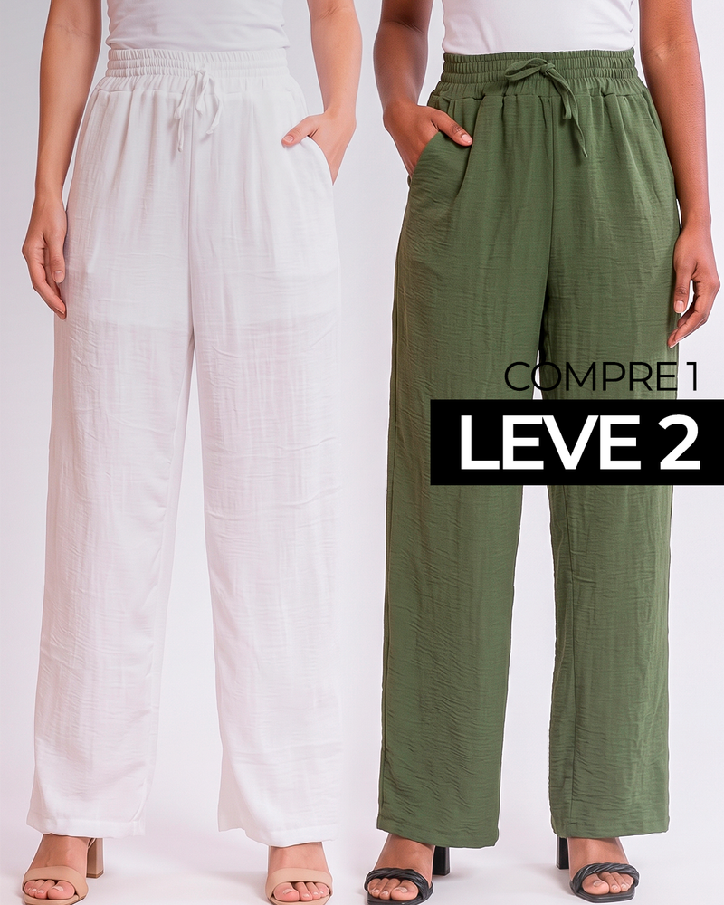 Calça Feminina Pantalona Liberty (Compre 1 Leve 2)