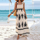 Vestido Mykonos Beach com Estampas Barrocas e Caimento Impecável