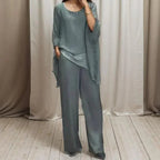 Conjunto Lumina™ com Caimento Fluido e Detalhes Brilhantes